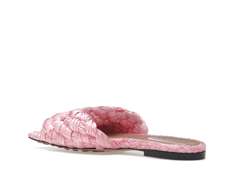 Bottega Veneta Raffia Stretch Flat Sandals Blossom (Women's)