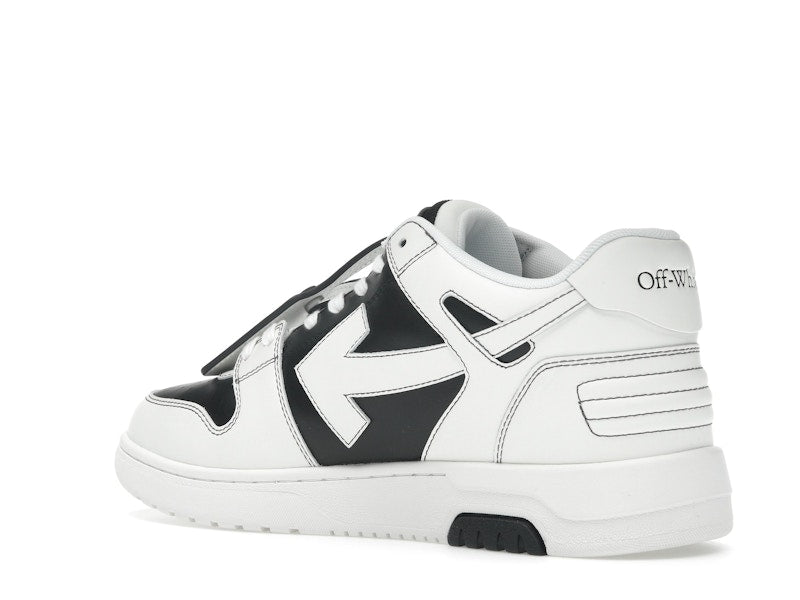 OFF-WHITE Out Of Office OOO Low Tops Black White