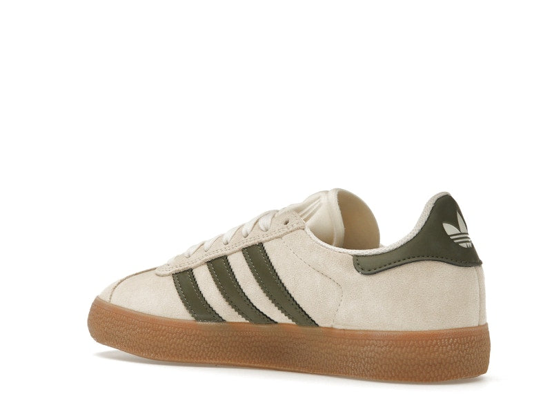 adidas Gazelle ADV Ecru Tint Focus Olive