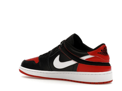 Jordan 1 Low FlyEase Black White Gym Red
