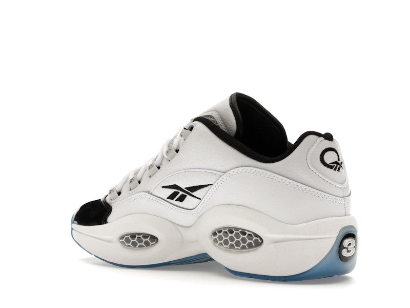Reebok Question Low White Black Toe