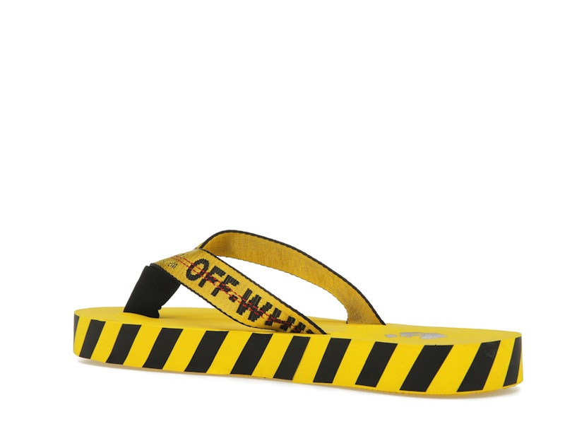 OFF-WHITE Industrial Flip Flops Yellow SS21
