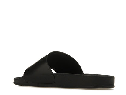 OFF-WHITE Pool Slides Black White (Women's) (SS22)