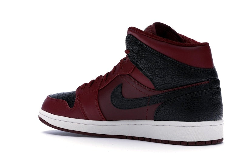 Jordan 1 Retro Mid Team Red Black