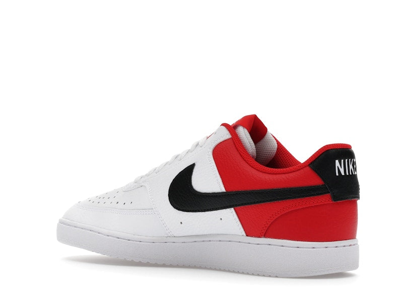 Nike Court Vision Low White Black University Red
