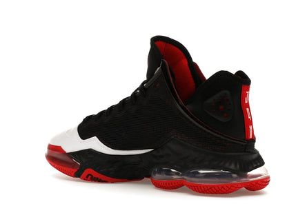 Nike LeBron 19 Low Black White University Red