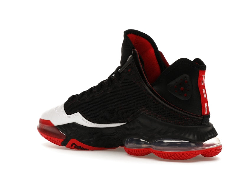 Nike LeBron 19 Low Black White University Red
