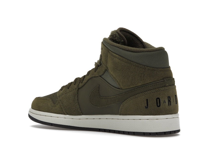 Jordan 1 Mid Olive Canvas (2018)