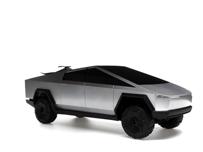 Hot Wheels x Tesla Cybertruck 1:10 Scale RC Car (2021 Version w/ Cyberquad)