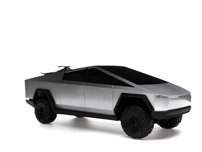 Hot Wheels x Tesla Cybertruck 1:10 Scale RC Car (2021 Version w/ Cyberquad)