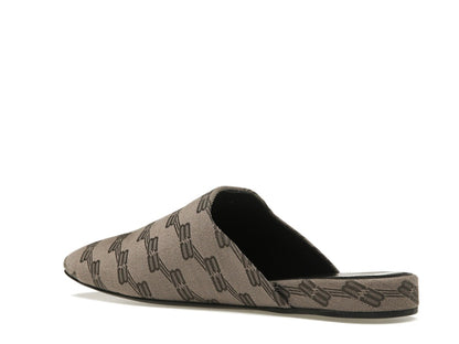 Balenciaga Cozy Jacquard Mules Brown