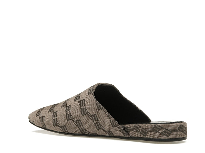 Balenciaga Cozy Jacquard Mules Brown