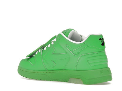 OFF-WHITE Out Of Office OOO Low Tops Green White