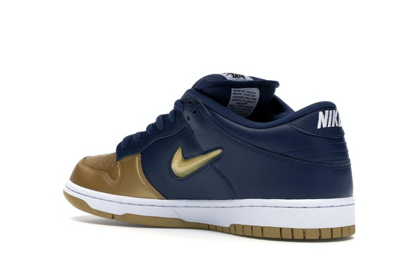 Nike SB Dunk Low Supreme Jewel Swoosh Gold