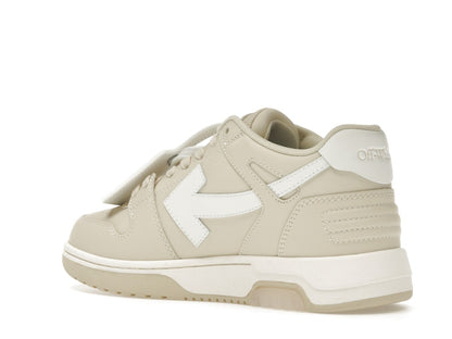 OFF-WHITE Out Of Office OOO Low Tops Angora White