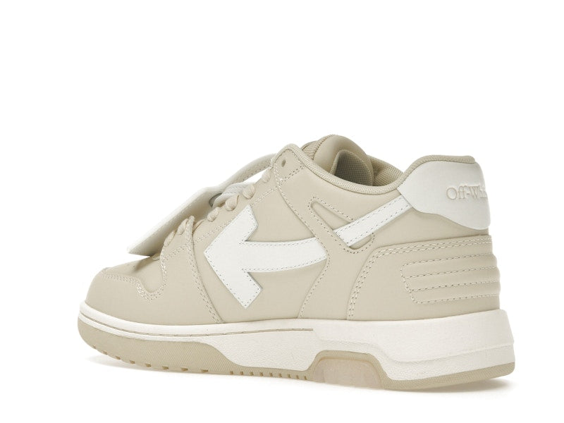 OFF-WHITE Out Of Office OOO Low Tops Angora White