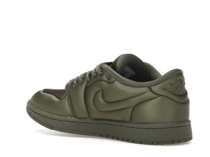 Jordan 1 Low Method of Make Satin Medium Olive (Women's)