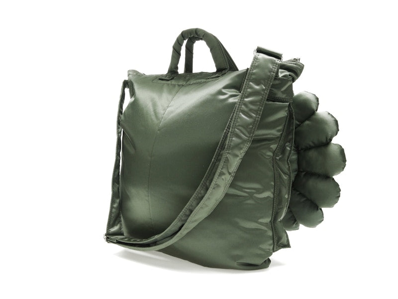 Takashi Murakami x PORTER 2Way Helmet Bag Sage Green