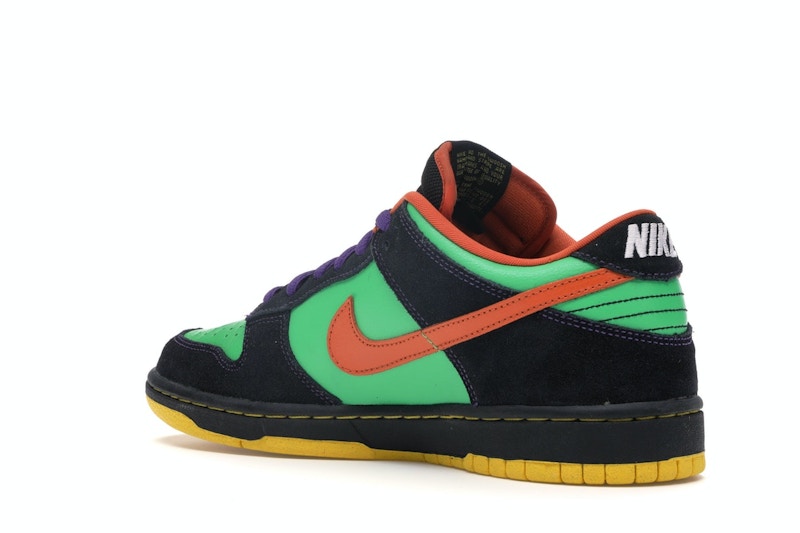 Nike SB Dunk Low Green Spark Hoop Orange