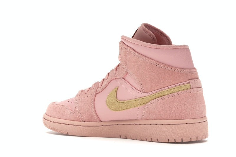 Jordan 1 Mid Coral Gold