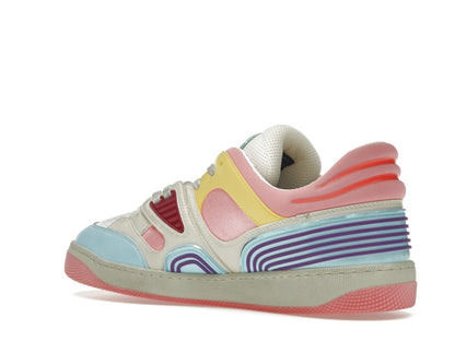 Gucci Basket Low-Top Sneaker Light Blue Demetra Pink (Women's)