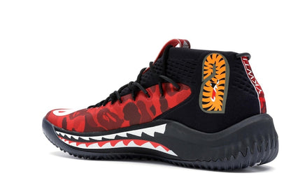 adidas Dame 4 A Bathing Ape Red