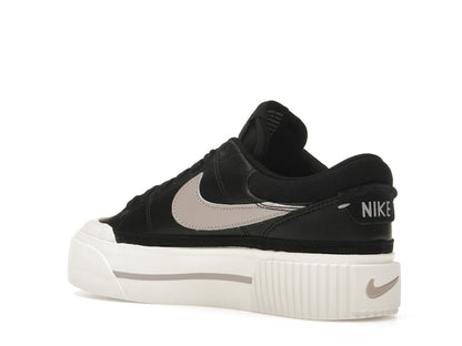 Nike Court Legacy Lift Black Sail Platinum Violet (Women's)