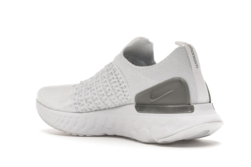 Nike React Phantom Run Flyknit 2 White Pure Platinum (Women's)