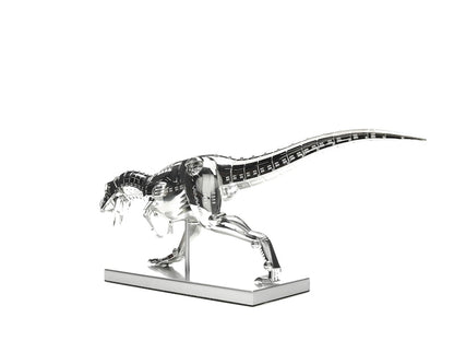 Hajime Sorayama T-Rex Cyborg Dinosaur Figure Silver