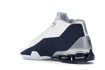 Nike Shox BB4 White Silver Navy
