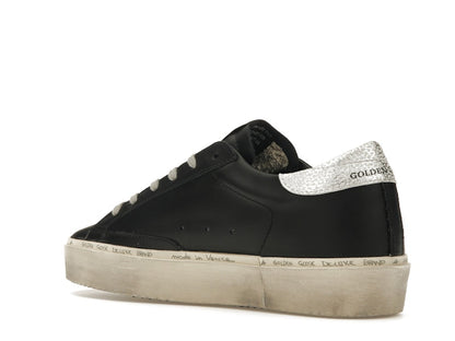 Golden Goose Hi-Star Black Silver (Women's)