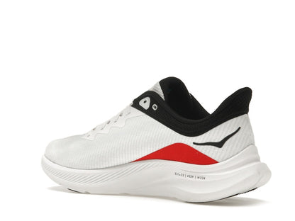 Hoka One One Solimar White Cosmic Grey Red
