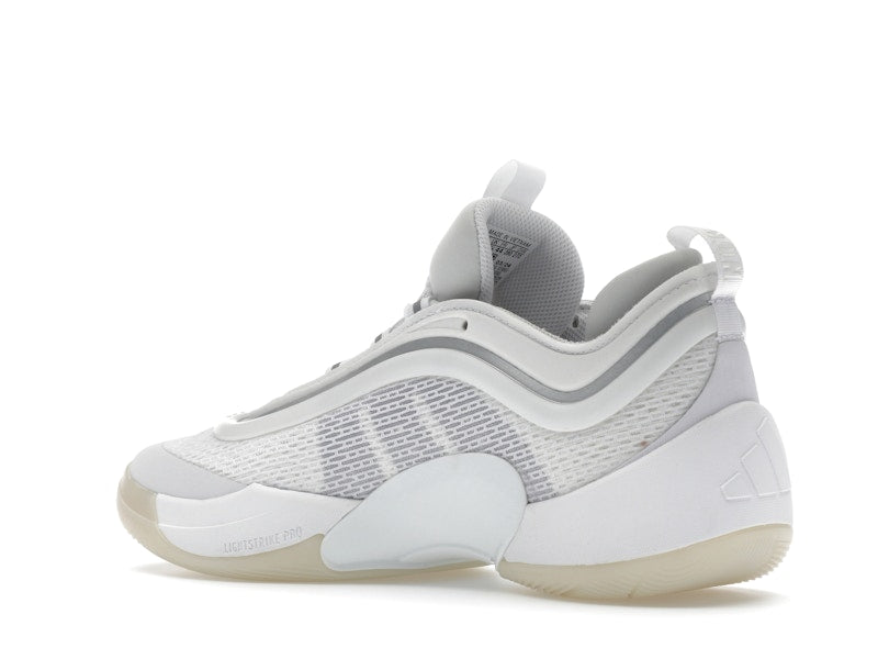 adidas D.O.N Issue #6 Triple White Cloud White Silver Metallic
