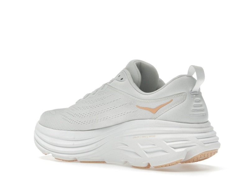 Hoka One One Bondi 8 White Cantaloupe (Women's)