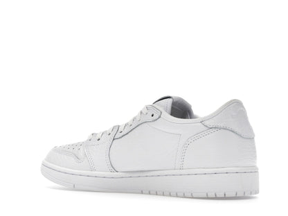 Jordan 1 Retro Low Swooshless Triple White (2025)