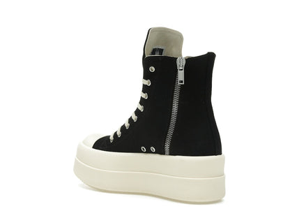 Rick Owens Hollywood DRKSHDW Double Bumper High Black Pearl Milk (Women's)