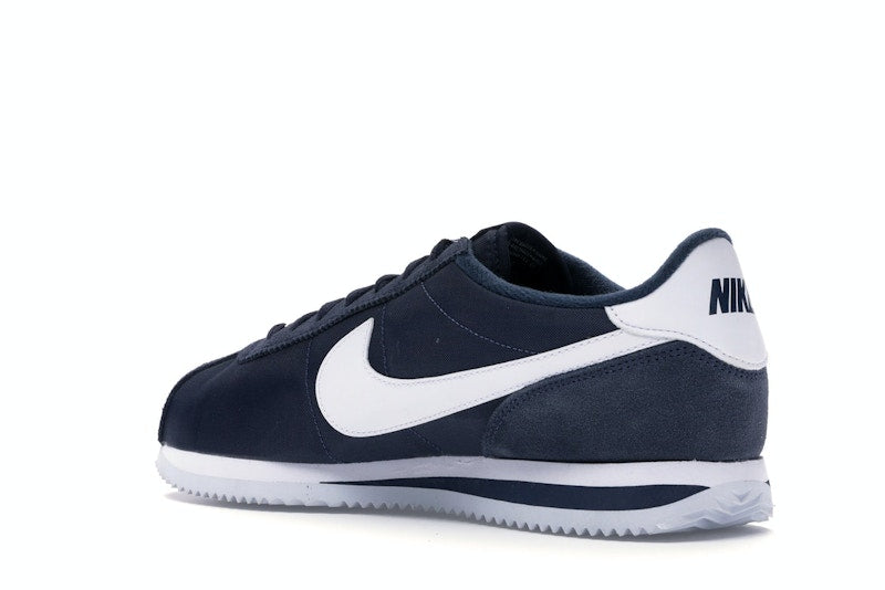 Nike Cortez Basic Nylon Obsidian White-Metallic Silver