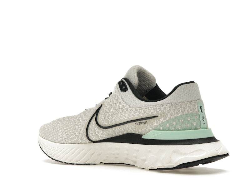 Nike React Infinity Run Flyknit 3 Phantom Black Mint