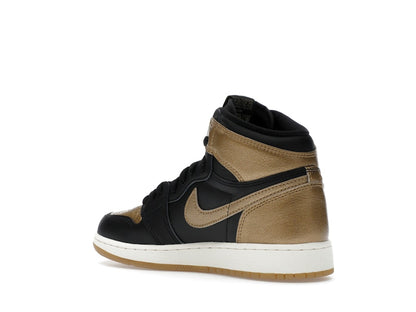 Jordan 1 Retro High OG Black Metallic Gold (GS)