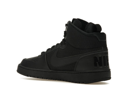 Nike Court Borough Mid Winter Triple Black