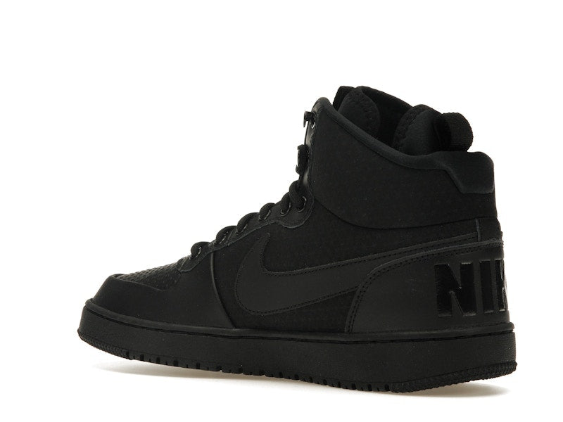 Nike Court Borough Mid Winter Triple Black