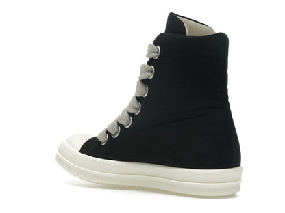 Rick Owens DRKSHDW Hollywood Jumbo Lace Puffer High Top Black Milk