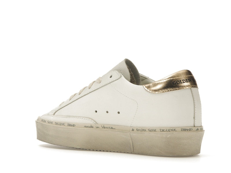 Golden Goose Hi Star White Glitter Gold (Women's)