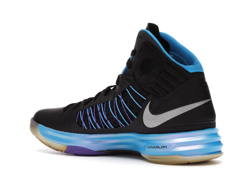 Nike Hyperdunk Plus Black Blue Glow