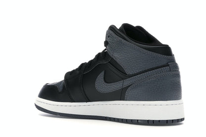 Jordan 1 Mid Black Dark Grey (GS)