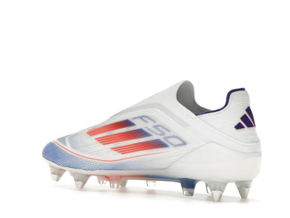 adidas F50 Elite Laceless SG Cloud White Solar Red Lucid Blue