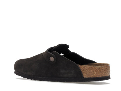 Birkenstock Boston Soft Footbed Suede  Mocha