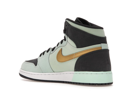 Jordan 1 Retro High Mint Foam Anthracite Metallic Gold (GS)