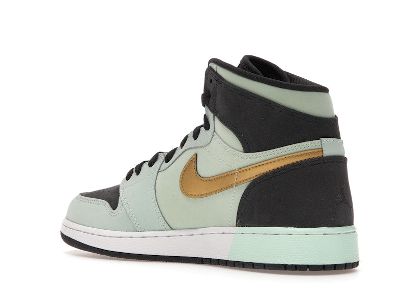 Jordan 1 Retro High Mint Foam Anthracite Metallic Gold (GS)