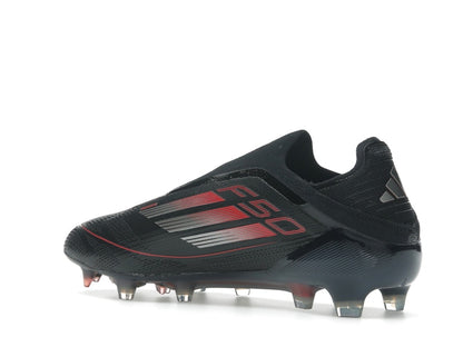 adidas F50 Elite Laceless FG Core Black Iron Metallic Lucid Red